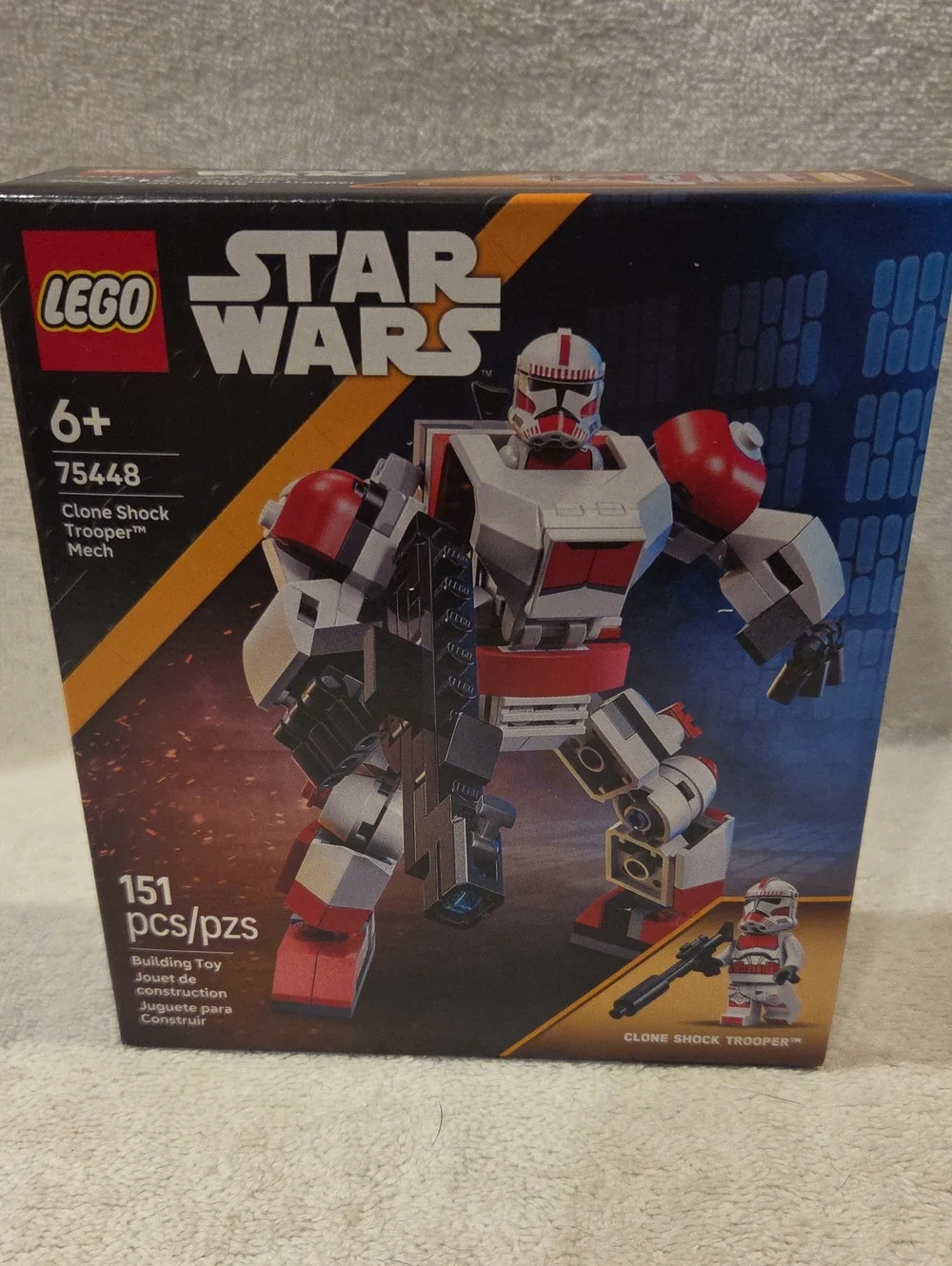STAR WARS CLONE SHOCK TROOPER LEGO SET